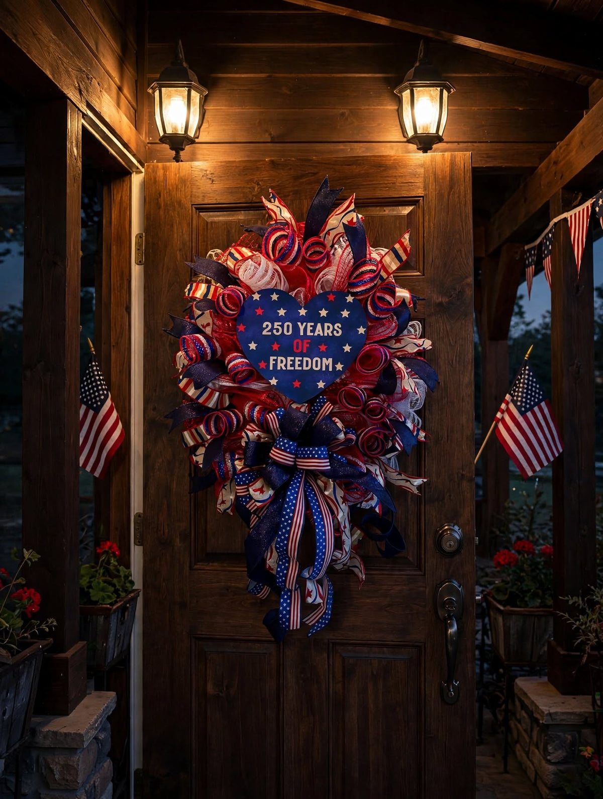 U.S. Patriotic Wreath 1776-2026; 250 year Celebration!