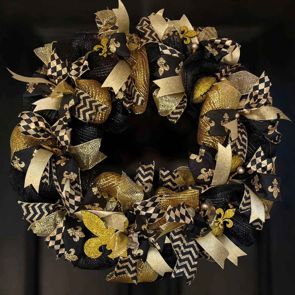 Game Day Wreath - SAMPLE - ORIGINAL IS SOLD!!!
