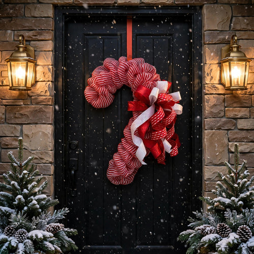 Background is AI Wreath is real but not to scale