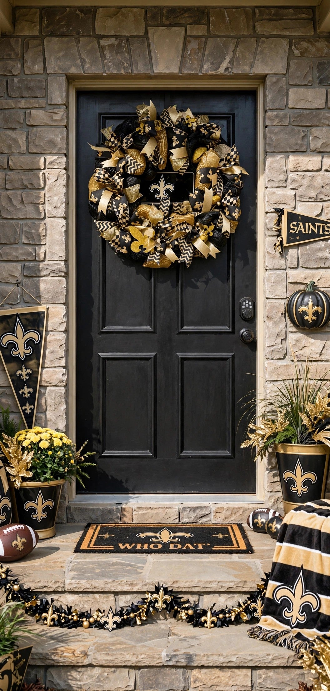 Game Day Wreath - SAMPLE - ORIGINAL IS SOLD!!!