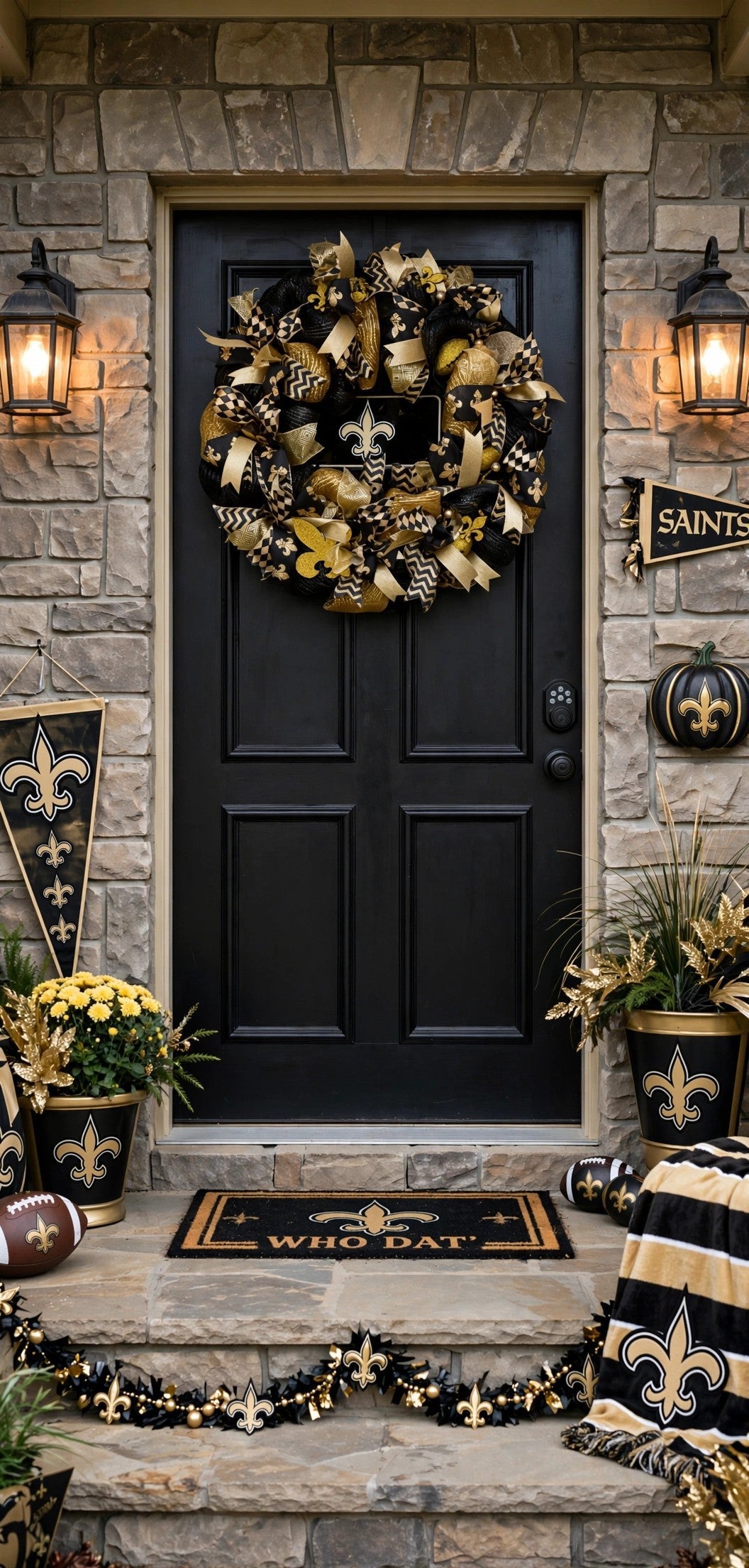 Game Day Wreath - SAMPLE - ORIGINAL IS SOLD!!!