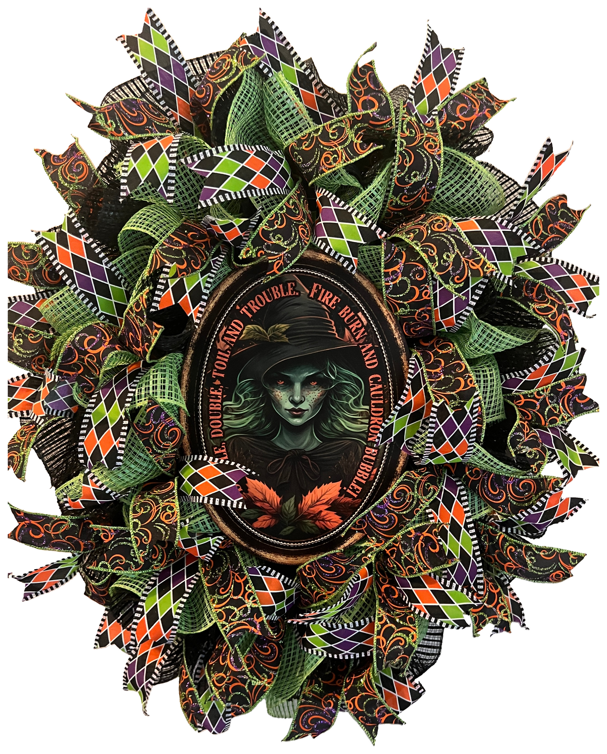 Toil and Trouble Halloween Wreath